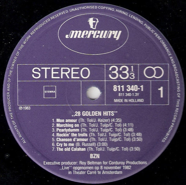 BZN - 28 Golden Hits (LP) 46466 Vinyl LP Dubbel Goede Staat