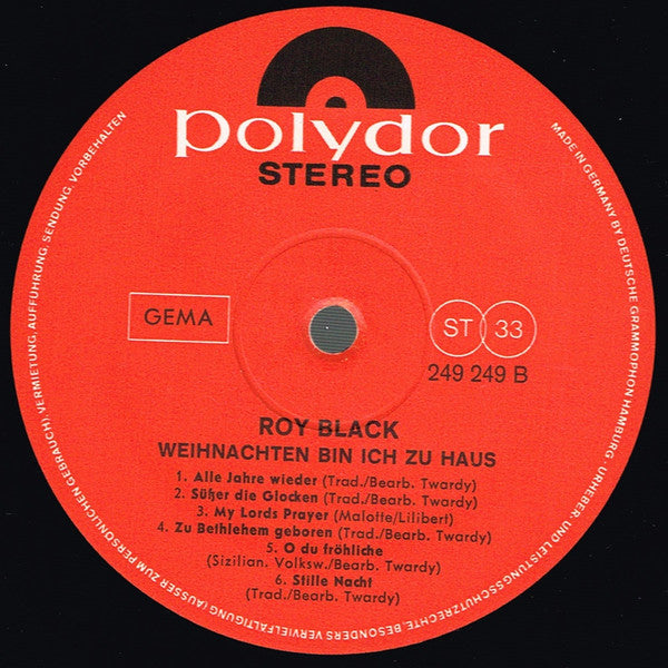 Roy Black - Weihnachten Bin Ich Zu Haus (LP) 49765 Vinyl LP Goede Staat