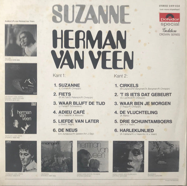 Herman van Veen - Suzanne (LP) Vinyl LP Goede Staat