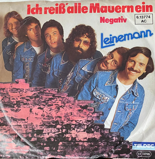 Leinemann - Ich Reiß' Alle Mauern Ein 34859 Vinyl Singles Goede Staat