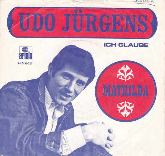 Udo Jürgens - Mathilda 35767 Vinyl Singles Goede Staat