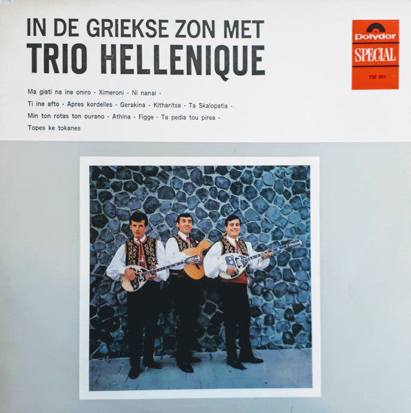 Trio Hellenique - In De Griekse Zon Met Trio Hellenique (LP) 51125 Vinyl LP Goede Staat