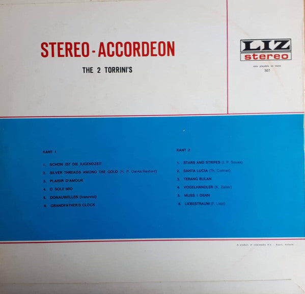 2 Torrini's - Stereo-Accordeon Vinyl LP Goede Staat