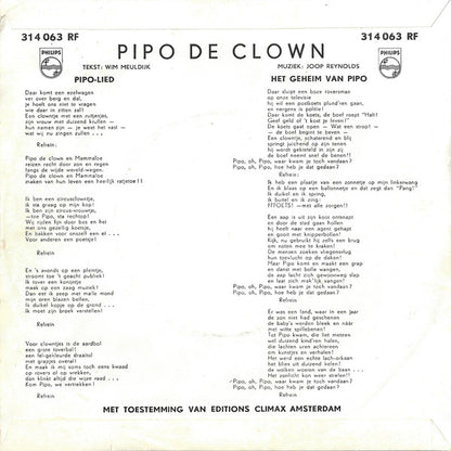 Pipo De Clown - Het Pipo-Lied 33664 Vinyl Singles Goede Staat