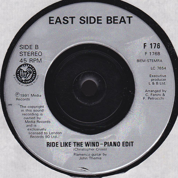 East Side Beat - Ride Like The Wind 12500 Vinyl Singles Goede Staat