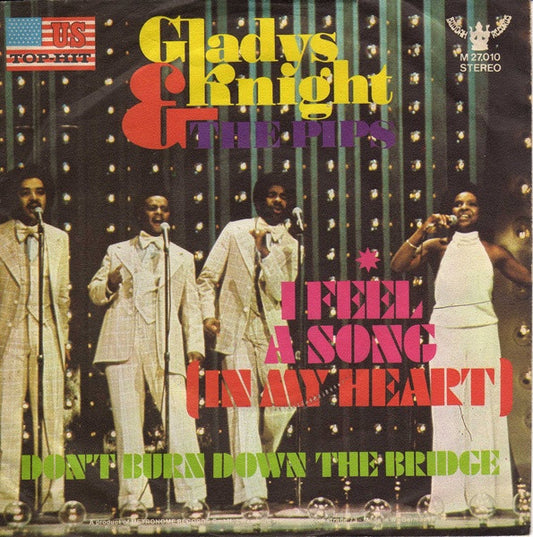 Gladys Knight And The Pips - I Feel A Song (In My Heart) 37679 (B) Vinyl Singles Goede Staat