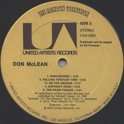 Don McLean - Don McLean (LP) 48303 Vinyl LP Goede Staat