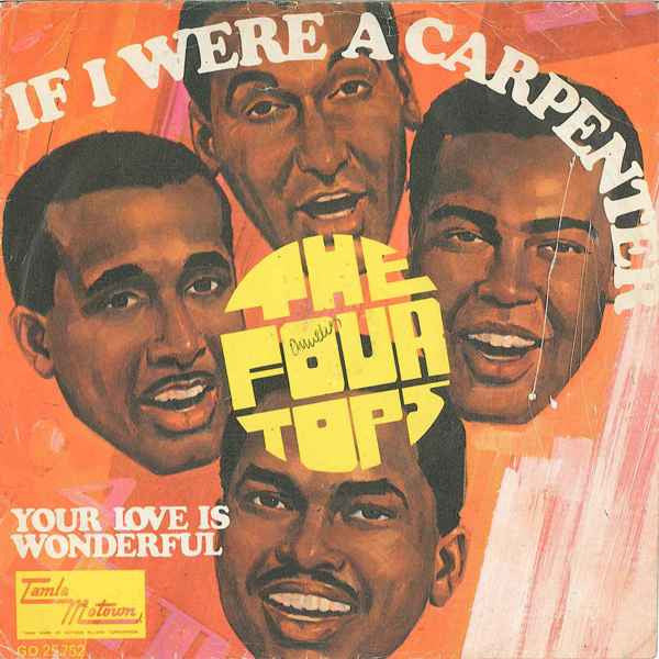 Four Tops - If I Were A Carpenter 18595 (B) Vinyl Singles B-Keus (B)