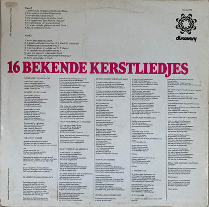 Kinderkoor De Chicklets - 16 Bekende Kerstliedjes (LP) 50463 Vinyl LP Goede Staat