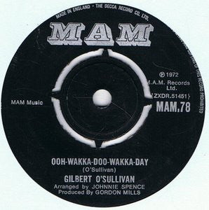 Gilbert O'Sullivan - Ooh-Wakka-Doo-Wakka-Day 36662 Vinyl Singles Hoes: Generic