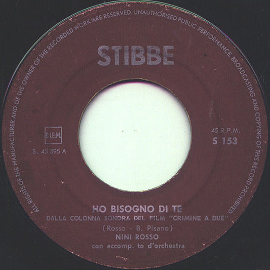 Nini Rosso - Il Silenzio 39824 Vinyl Singles Hoes: Generic