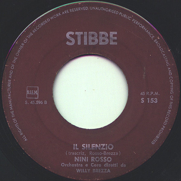 Nini Rosso - Il Silenzio 39824 Vinyl Singles Hoes: Generic