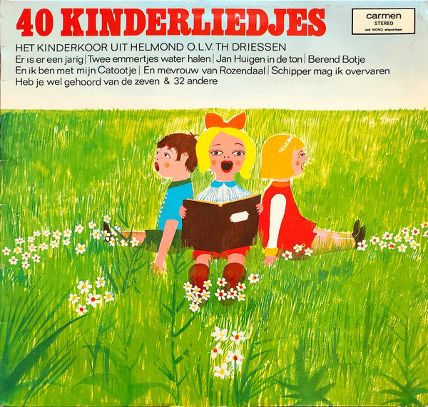 Kinderkoor Uit Helmond - 40 Kinderliedjes (LP) 43777 Vinyl LP Goede Staat