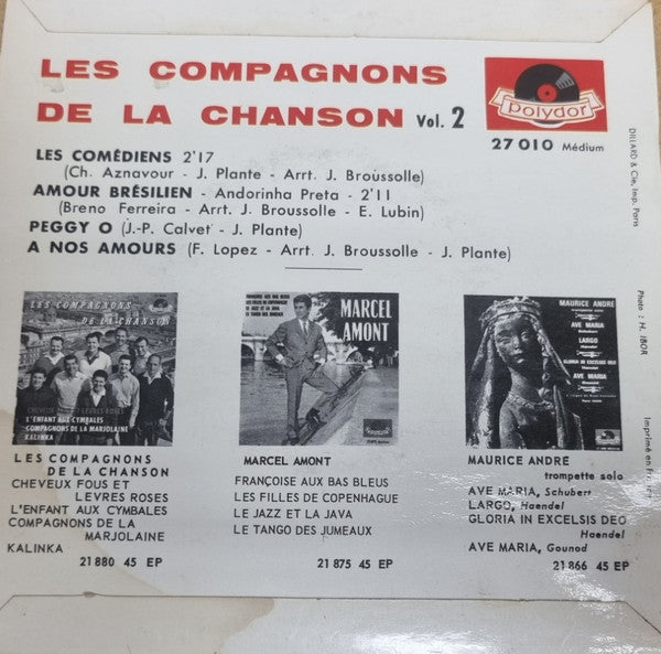 Les Compagnons De La Chanson - Les Comédiens (EP) 39816 Vinyl Singles Goede Staat