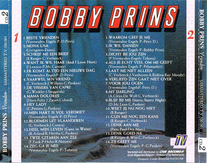 Bobby Prins - Vrienden (Vol. 1 & 2) (CD) Compact Disc Goede Staat