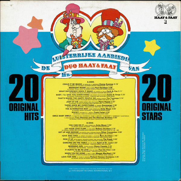 Various - 20 Original Hits / 20 Original Stars (LP) Vinyl LP Goede Staat