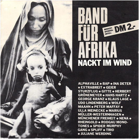 Band Für Afrika - Nackt Im Wind Vinyl Singles Goede Staat