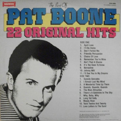 Pat Boone - The Best Of Pat Boone - 22 Original Hits (LP) 50290 Vinyl LP Goede Staat