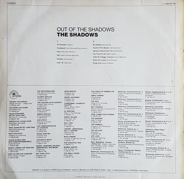 Shadows - Out Of The Shadows (LP) 51057 Vinyl LP Goede Staat