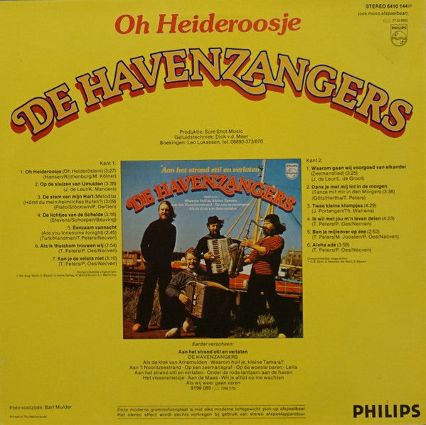 Havenzangers - Oh Heideroosje (LP) 50212 Vinyl LP Goede Staat