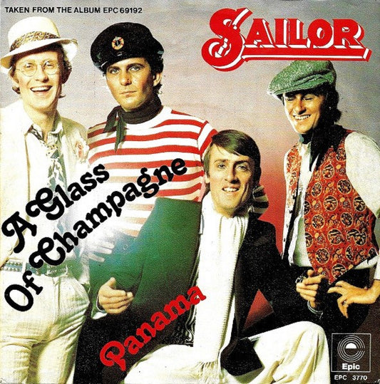 Sailor - A Glass Of Champagne Vinyl Singles Goede Staat