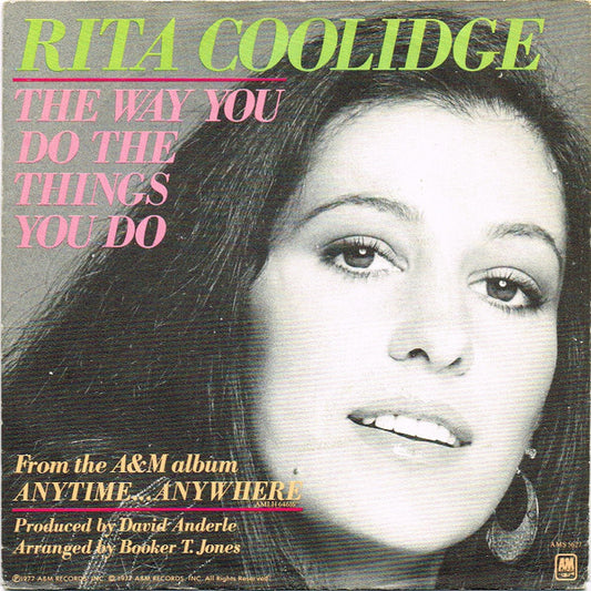 Rita Coolidge - The Way You Do The Things You Do 34062 Vinyl Singles Goede Staat