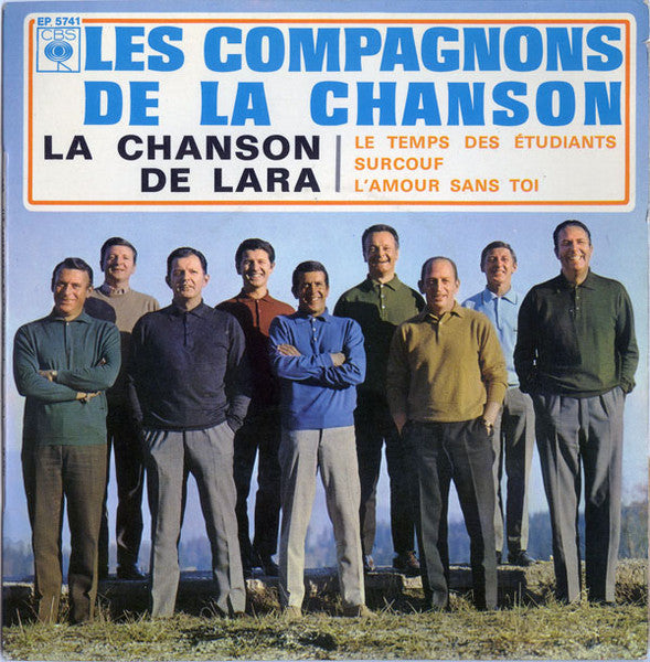 Les Compagnons De La Chanson - La Chanson De Lara (EP) 40076 Vinyl Singles EP Goede Staat