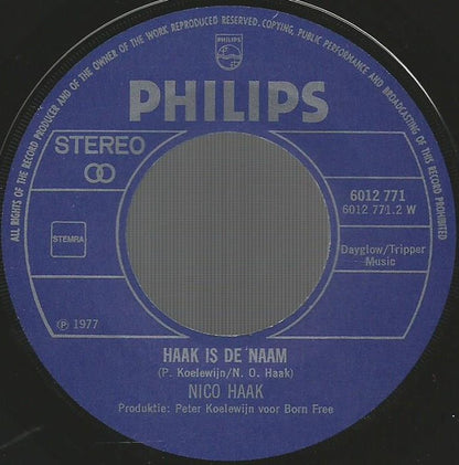 Nico Haak - Is Je Moeder Niet Thuis 35088 Vinyl Singles Goede Staat