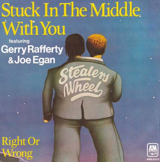 Stealers Wheel Featuring Gerry Rafferty & Joe Egan - Stuck In The Middle With You 38603 Vinyl Singles Goede Staat