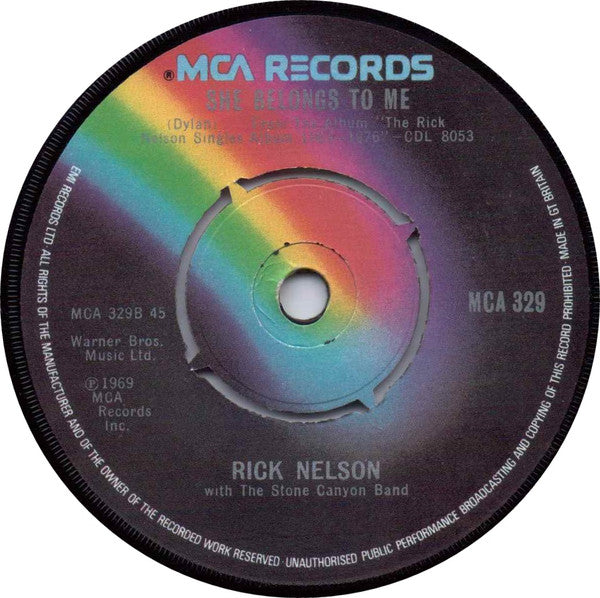 Rick Nelson & The Stone Canyon Band - Garden Party 17450 Vinyl Singles Goede Staat