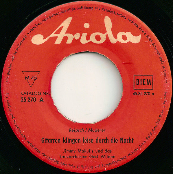 Jimmy Makulis - Gitarren Klingen Leise Durch Die Nacht 37007 Vinyl Singles Goede Staat