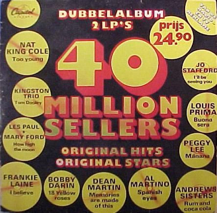 Various - 40 Million Sellers (LP) 49902 Vinyl LP Dubbel Goede Staat