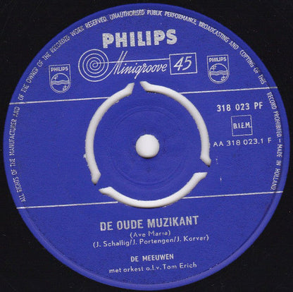 Meeuwen - De Oude Muzikant 38293 Vinyl Singles Goede Staat