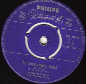 Limburgse Zusjes - De Boerinnekes Dans 38303 Vinyl Singles Goede Staat