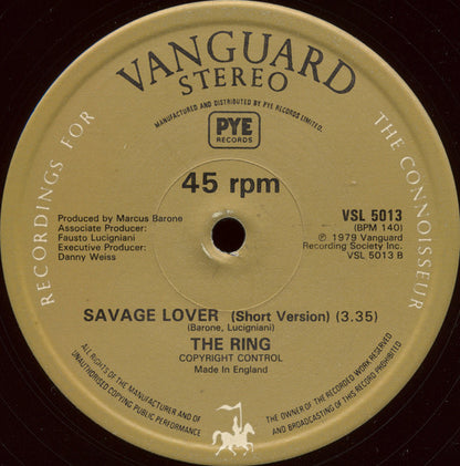 Ring - Savage Lover (Maxi-Single)  50070 Maxi-Singles Goede Staat