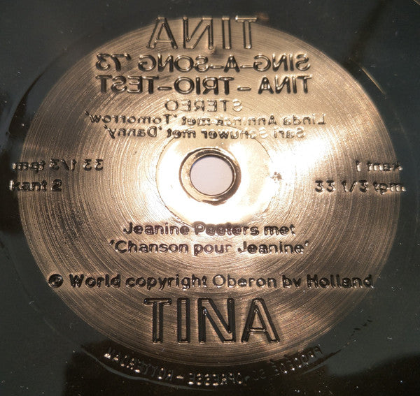 Various - Sing A Song '73 Tina-Trio-Test (Flexidisc) 34276 Flexidisc Goede Staat