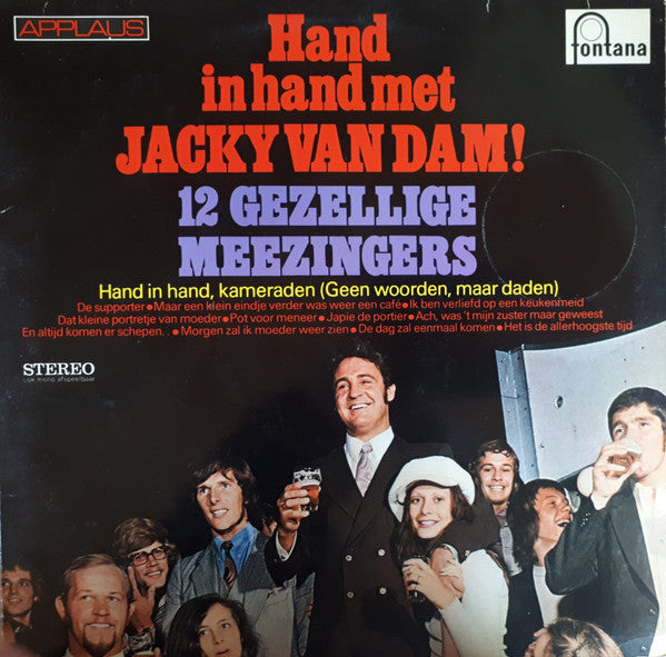 Jacky Van Dam - Hand In Hand Met Jacky Van Dam! 12 Gezellige Meezingers (LP) 50747 Vinyl LP B-Keus (B)