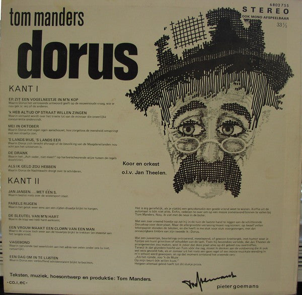 Dorus - Er Zit Een Vogelnestje In M'n Kop (LP) 43532 Vinyl LP Goede Staat