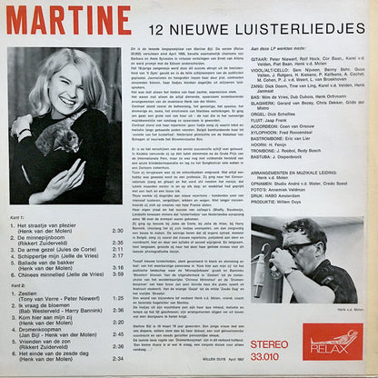 Martine Bijl - Martine (LP) 50010 Vinyl LP Goede Staat