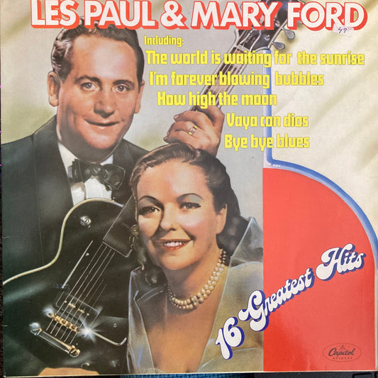 Les Paul & Mary Ford - 16 Greatest Hits (LP) 50393 Vinyl LP Goede Staat