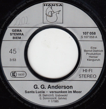 G.G. Anderson - Santa Lucia - Versunken Im Meer 33160 Vinyl Singles Goede Staat