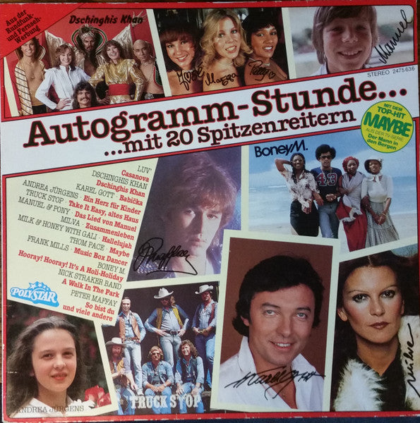 Various - Autogramm-Stunde Mit 20 Spitzenreitern (LP) 50395 Vinyl LP Goede Staat