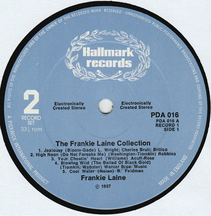 Frankie Laine – The Frankie Laine Collection (LP) 40422 Vinyl LP Dubbel Goede Staat