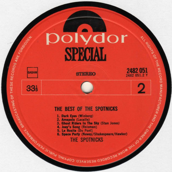 Spotnicks - The Best Of The Spotnicks (LP) 42959 Vinyl LP Goede Staat