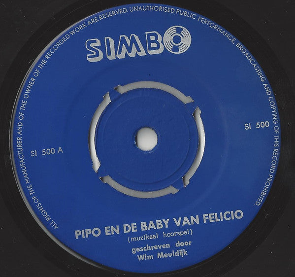 Pipo De Clown - Pipo En De Baby Van Felicio 33155 Vinyl Singles Goede Staat