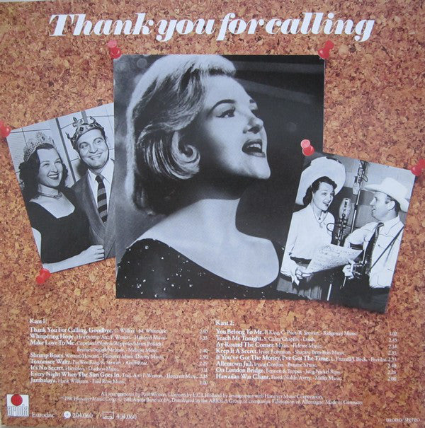 Jo Stafford - Thank You For Calling (LP) Vinyl LP Goede Staat