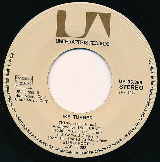 Ike Turner - Think 38491 Vinyl Singles Goede Staat