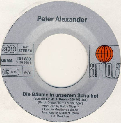 Peter Alexander - Denk Doch Auch Mal An Dich 33321 Vinyl Singles Goede Staat