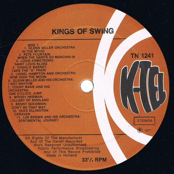 Various - Kings Of Swing (LP) 41213 Vinyl LP Goede Staat