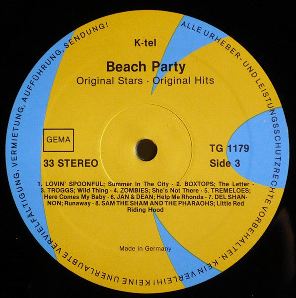 Various - Beach Party (LP) 49996 Vinyl LP Goede Staat